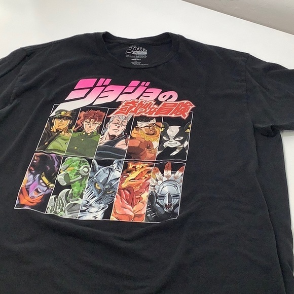 Jojo’s Bizarre Adventure the animation large front logo t shirt size XXL - Picture 5 of 8